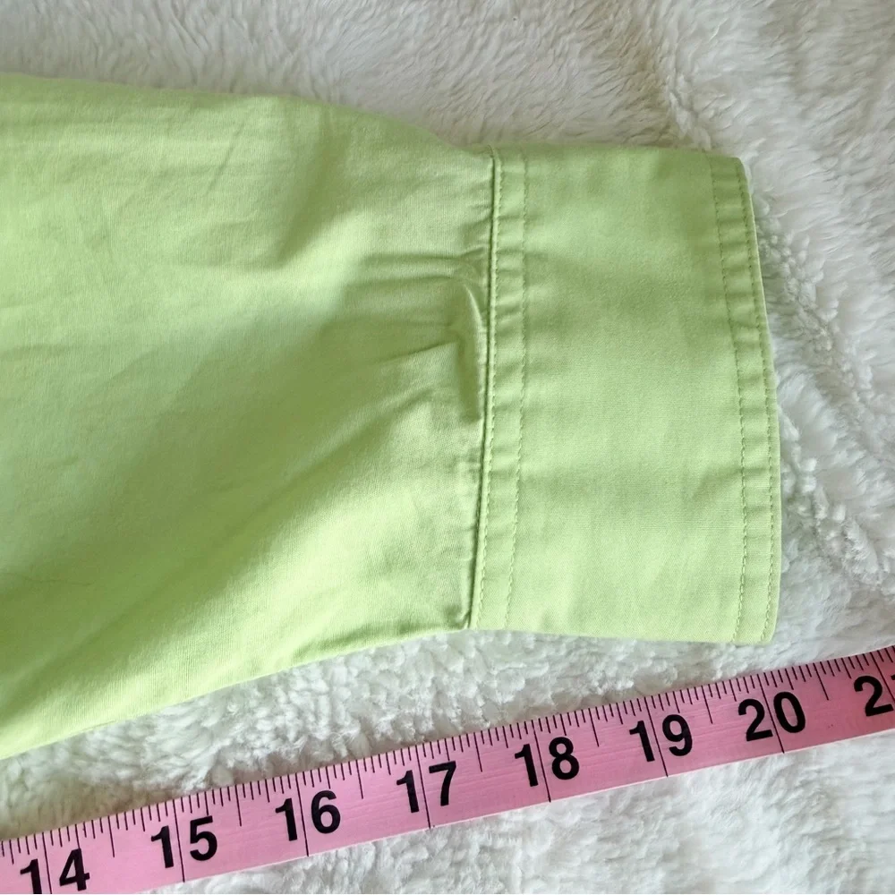 Magellan Lime Green Fishing Shirt Ventilated Long Sleeve Size L - Picture 11 of 11